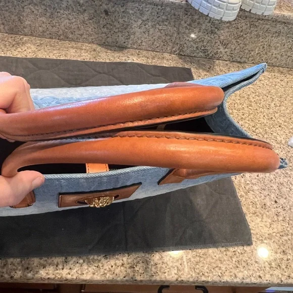 Versace Denim Tote - Picture 5 of 17